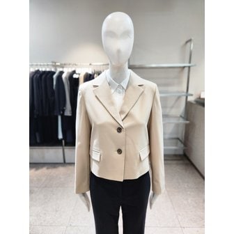 NICE CLAUP [여주점] [나이스클랍] 투버튼 크롭 자켓 N241MWJ253