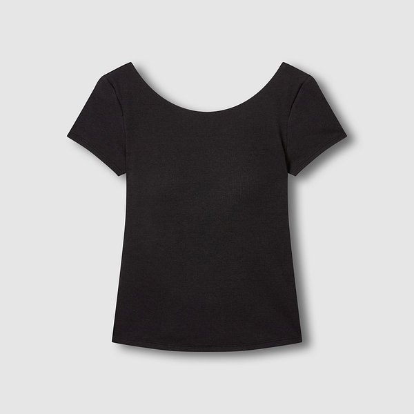 여 코튼 립 로우백 브라티셔츠 J426201023099