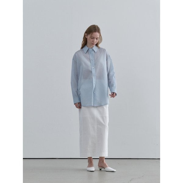 [시크릿 기획전]nPIN STRIPE OVERSHIRT_BLUE