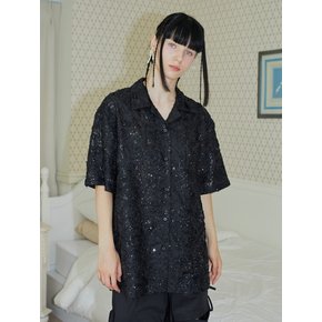 BK FLOWER SPANGLE SHIRT