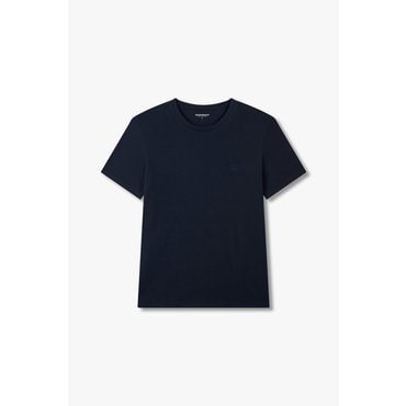 EMPORIO ARMANI 남성 이글 로고 자수 라운지 티셔츠 (0815114021)