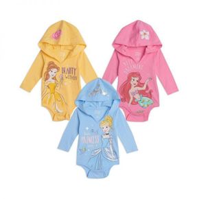 키즈 디즈니 프린세스 Ariel Cinderella 프린세스 Belle 베이비 걸즈 Cuddly Bodysuits 인펀트 -