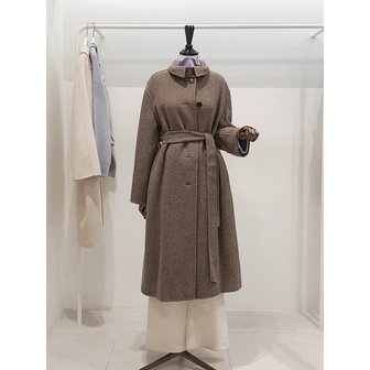 ZOOC [파주점] 쥬크 주크 헤링본조직 발마칸 벨티드 코트 V254MSG962