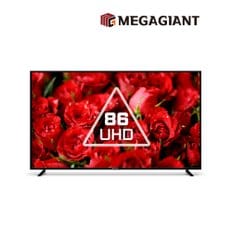 메가TV 86인치 4K UHD TV모니터 대형 호텔 아파트 중소기업TV Q8602UH 수도권스탠드(방문설치)