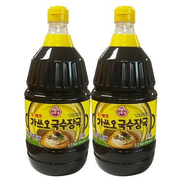 오뚜기 오쉐프 가쓰오국수장국 2.1kg 2개