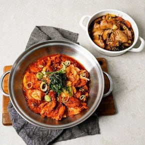 뼈없는 부드러운 순살 닭다리살 양념닭갈비 500g x 2팩 (총 1kg)