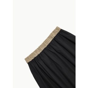 베이스레인지 26FW Moy Skirt, Black Khaki