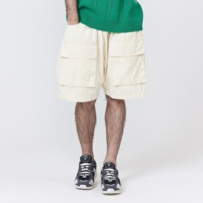 CB DOUBLE CARGO SHORTS (IVORY)