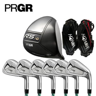 PRGR RS-G 남성드라이버 10.5도R + 02 6아이언세트 NS 950 네오 S+ 캐디백포함  SA3506812