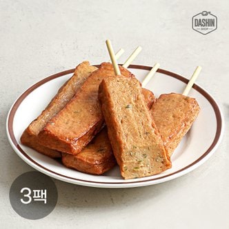 다신샵 닭신 프리미엄 닭가슴살 어묵바 매콤 3개