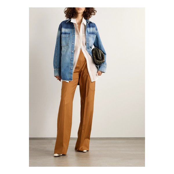 오버사이즈 데님 셔츠 미드 데님 1647597338669862