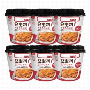 요뽀끼 매콤달콤 떡볶이 140g 6개 (WF0EDEB)