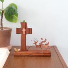  가온블레싱 소나무십자가 / 핸드메이드십자가 / 수공예십자가 샘물십자가