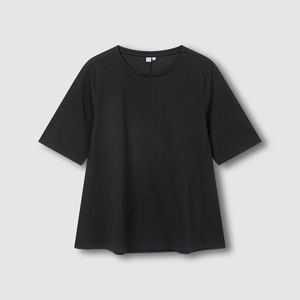 여 A라인 반팔 티셔츠 J116201077099
