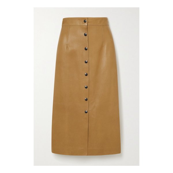 Blehor Leather Pencil Skirt 라이트 브라운 43769801094921797