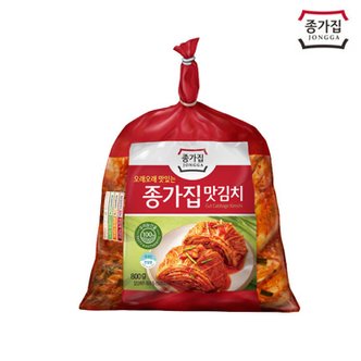  종가집 맛김치 800g 비닐 x2개