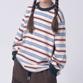 MIXED STRIPE TEE_BLUE