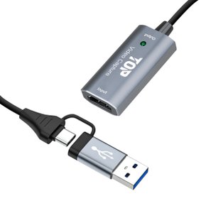 USB3.0 C타입 to HDMI 4K 60Hz 멀티 캡처보드 HT-3C033