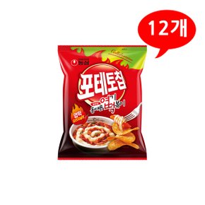 (1902720) 농심 포테토칩 엽기떡볶이 맛 105gx12개