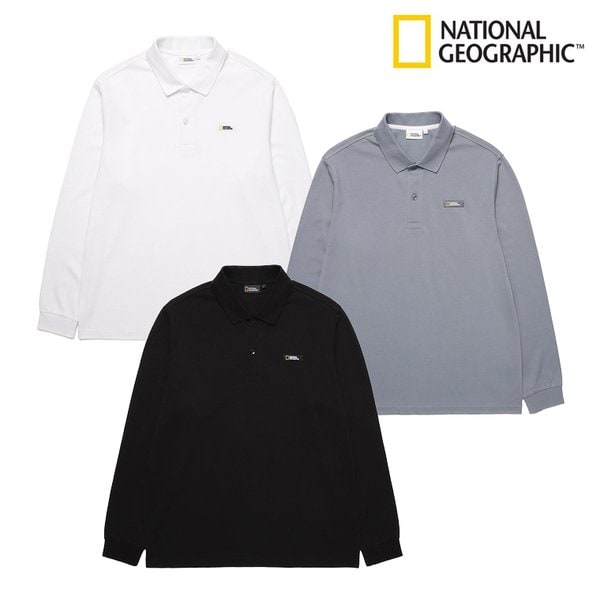 [시흥점] N203MPL010 남성 라운드 긴팔 피케 티셔츠