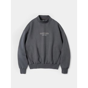 B/S NY MOC NECK H/FLEECE SWEATSHIRTS 차콜