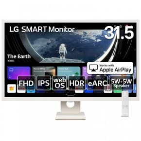 LG  32SR50F-WSMART Monitor  HDwebOSIPSsRGB 99%   5W+5W  AirPlay 2  MiracastUSB Type-A,