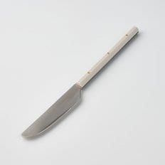 [JAJU/자주] 컬러 배색 핸들 디너 나이프_21.5cm_아이보리