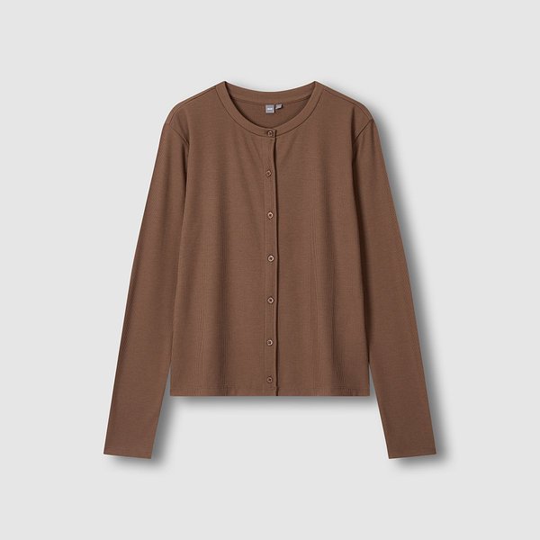 여 소프트 립 슬림핏 가디건 J116101039071