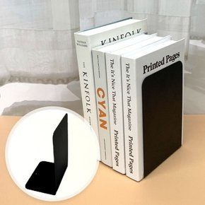 L자형 책꽂이 북엔드 블랙 북엔드 책꽂이정리함 책장칸막이
