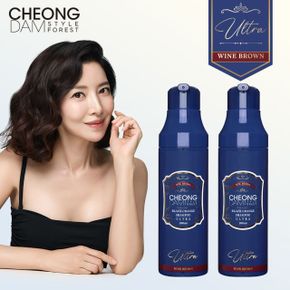 청담스타일 포레스트 블랙체인지 샴푸 울트라 200ml 와인갈색 2개