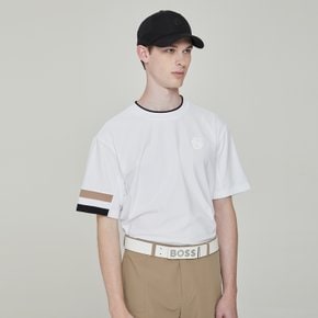 [GIFT 100% 증정] 시그니처 컬러 라운드넥 티셔츠 MAN WHITE