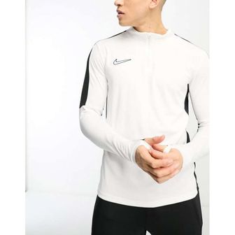 이스퀘어 4100375 Nike Football Dri-FIT ACD23 1/4 zip long sleeve top in white