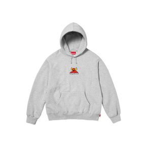 슈프림 x 토이 머신 후드 헤더 그레이 - 24SS Supreme x Toy Machine Hooded Sweatshirt Heather