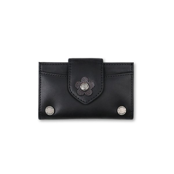 Fleur Card Wallet (Matte Black)