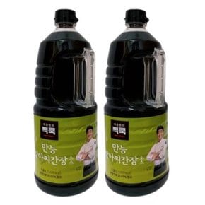 백종원의 간장 만능장아찌 간장소스/백종원/장아찌/간장 1.8L X 2개