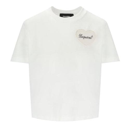 디스퀘어드2 반팔 티셔츠 S75GD0382 S24662 100 S White