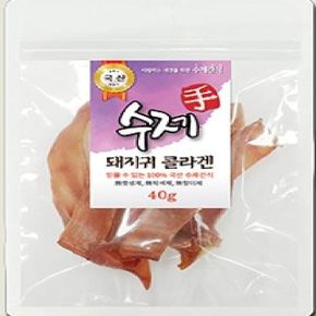 펫스토리 수제 돼지귀 40g 강아지 애견 반려견 간식 (WA2589E)