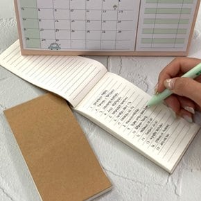 크라프트 메모장 수첩 유선 미니수첩 작은수첩 단어장 기자수첩 메모노트