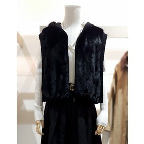 [부산점] 후드 밍크 집업 베스트 CRBA3FSV11