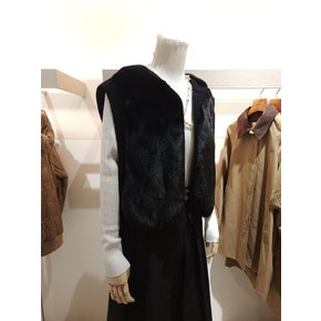 [부산점] 후드 밍크 집업 베스트 CRBA3FSV11