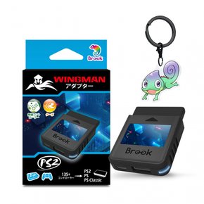 시내Brook Wingman PS2 Converter with a Keychain PS2 PS2PSPS Classic XB OneElite 2Series