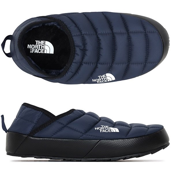 [부산점] 25FW 네이비 화이트 써모볼 트랙션 패딩 뮬 NF0A3UZN I85