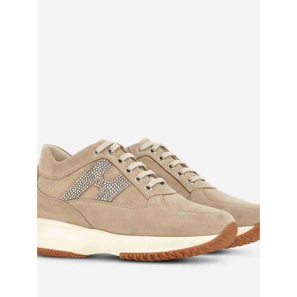 여성 트레이너 Interactive H 라인스톤 HXW00N02011UH6C023 화이트 /8