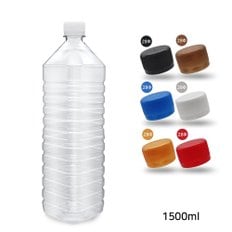 생수병 사각 1500ml(기본캡-2개) 물병 페트병 공병