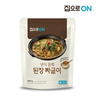  집으로ON  냉이듬뿍된장짜글이 400g x 4개