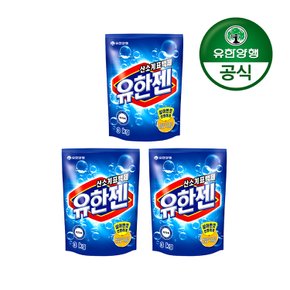 [유한양행] 유한젠 산소계표백제(분말) 파우치형 3kg 3개