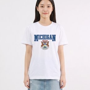 미시건 라운드 남여공용 반팔C 2컬러