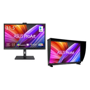 [전문가용 32인치] ASUS ProArt PA32DC 4K OLED 프로페셔널 모니터 - RGB 스트라이프, 자동보정