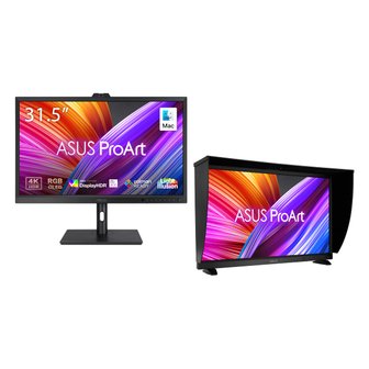  [전문가용 32인치] ASUS ProArt PA32DC 4K OLED 프로페셔널 모니터 - RGB 스트라이프, 자동보정