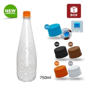 (1BOX 59개) 내압캡 효소탄 페트병 750ml 신형 탄산 효소 플라스틱 공병